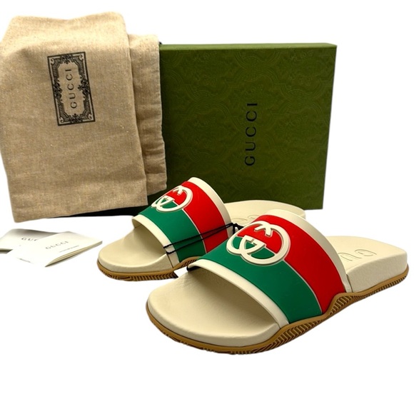 Gucci Interlocking G Slide Sandals Size 39 - Picture 2 of 15